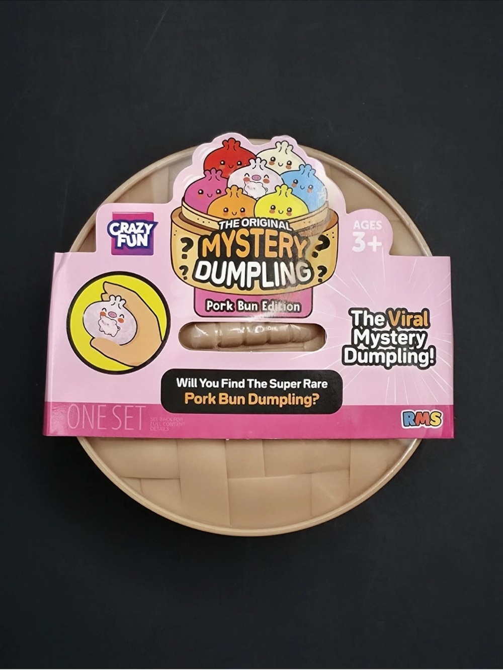 Mystery Dumpling Pork Bun Edition Set of 3- Pink